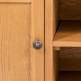 SZAFKA POD TELEWIZOR 110X35X44CM DREWNO DĘBOWE