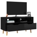SZAFKA POD TV POŁYSK CZARNA 90X40X485CM