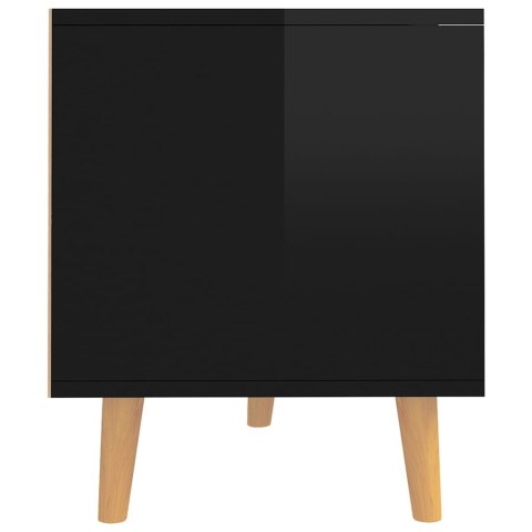 SZAFKA POD TV POŁYSK CZARNA 90X40X485CM