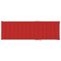 PODUSZKA OGRODOWA NA LEŻAK CZERWONA 200X70X3CM