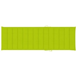 PODUSZKA OGRODOWA NA LEŻAK JASNOZIELONA 200X60X3CM