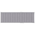 PODUSZKA OGRODOWA NA LEŻAK SZARA 200X70X3CM