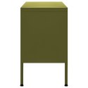 SZAFKA POD TELEWIZOR OLIWKOWA 105X35X50CM STALOWA