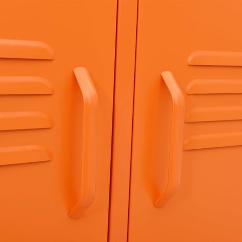 SZAFKA POD TELEWIZOR POMARAŃCZOWA 105X35X50CM STALOWA