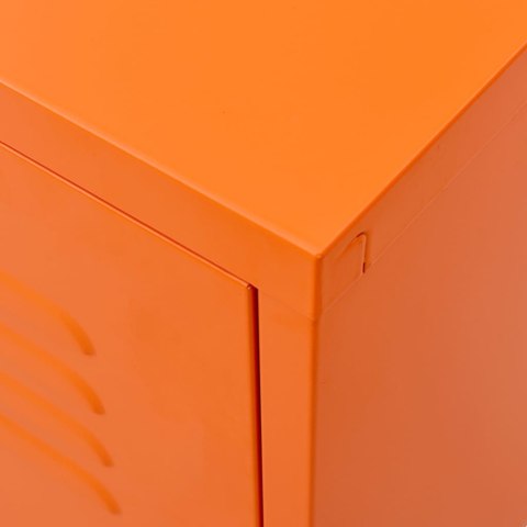 SZAFKA POD TELEWIZOR POMARAŃCZOWA 105X35X50CM STALOWA