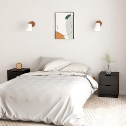 SZAFKI NOCNE 2 SZT. CZARNE 40X40X50CM