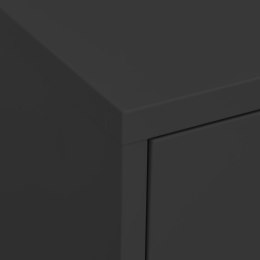 SZAFKA ANTRACYTOWA 80X35X1015CM STALOWA