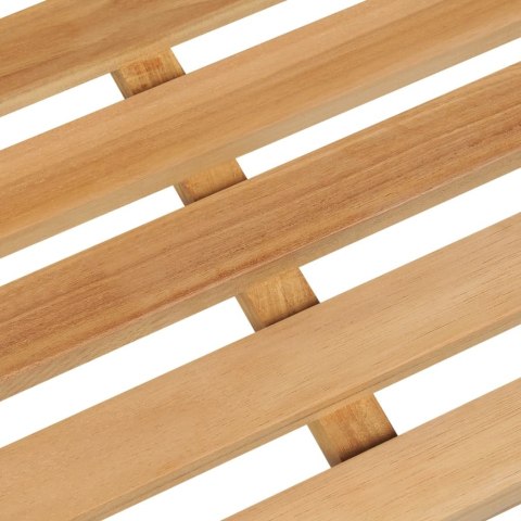 ŁAWKA OGRODOWA 114CM DREWNO TEKOWE