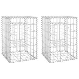 SŁUPKI GABIONOWE GABION 2 SZT. 40X40X60CM