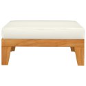 MODUŁ PODNÓŻKA KREMOWA PODUSZKA DREWNO AKACJOWE
