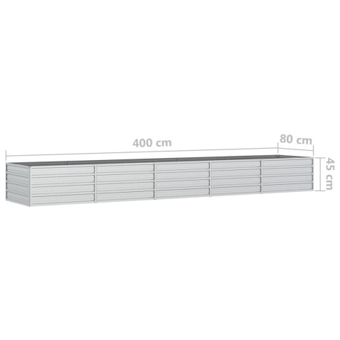 DONICA DO PODWYŻSZONEJ RABATY 400X80X45CM STAL