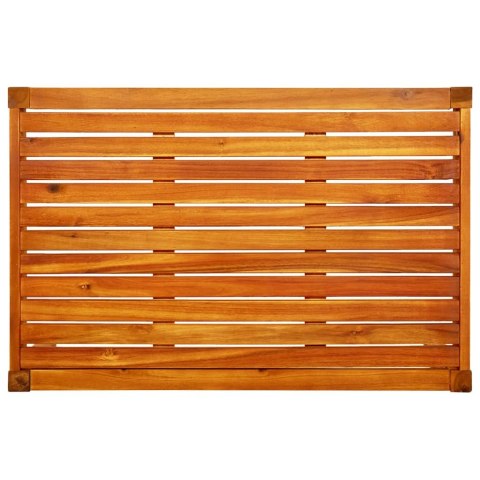 OGRODOWA ŁAWKA ZE STOLIKIEM I PODNÓŻKAMI DREWNO AKACJOWE