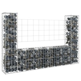 OGRODZENIE GABIONOWE GABION Z 2 SŁUPKAMI 140X20X100CM