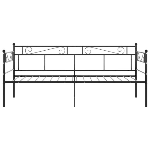 RAMA SOFY CZARNA METALOWA 90X200CM