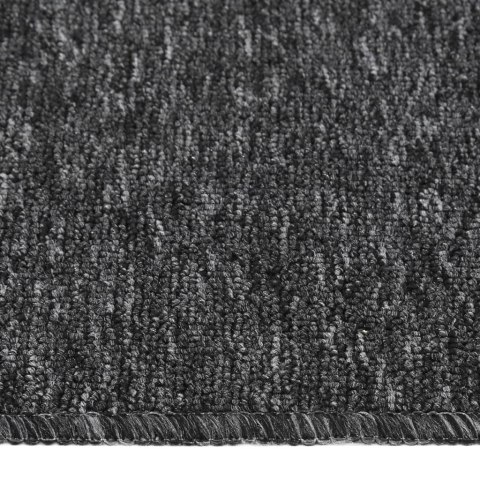 NAKŁADKI NA SCHODY 15 SZT. 60X25CM ANTYPOŚLIZGOWE ANTRACYT