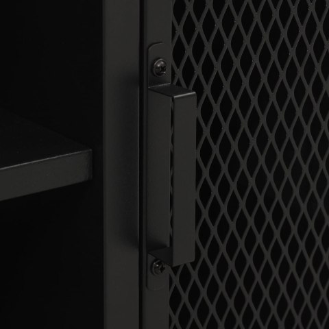 SZAFKA POD TELEWIZOR RUSTYKALNY BRĄZ 105X36X47CM METAL I