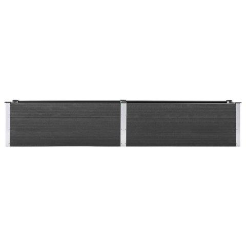 PODWYŻSZONA DONICA OGRODOWA 200X50X54CM WPC SZARA