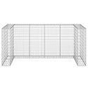 GABIONOWA GABION OSŁONA DO KOSZY NA ŚMIECI 250X100X110CM