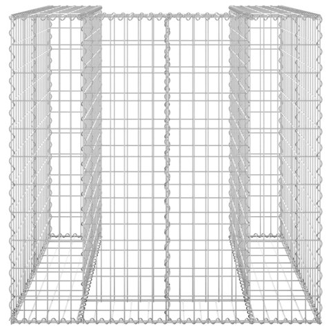 GABIONOWA GABION OSŁONA KOSZA NA ŚMIECI 110X100X110CM