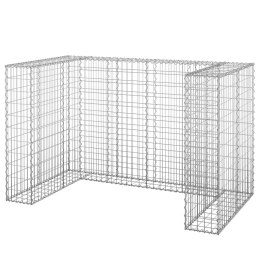 GABIONOWA GABION OSŁONA DO KOSZY NA ŚMIECI 180X100X110CM