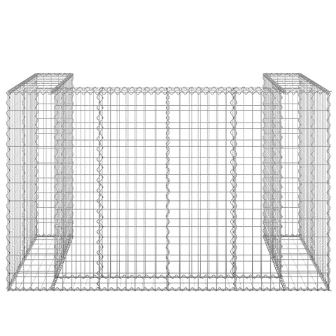 GABIONOWA GABION OSŁONA DO KOSZY NA ŚMIECI 180X100X110CM