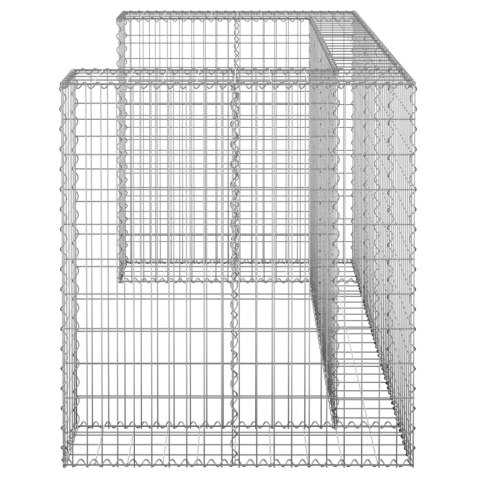 GABIONOWA GABION OSŁONA DO KOSZY NA ŚMIECI 180X100X110CM