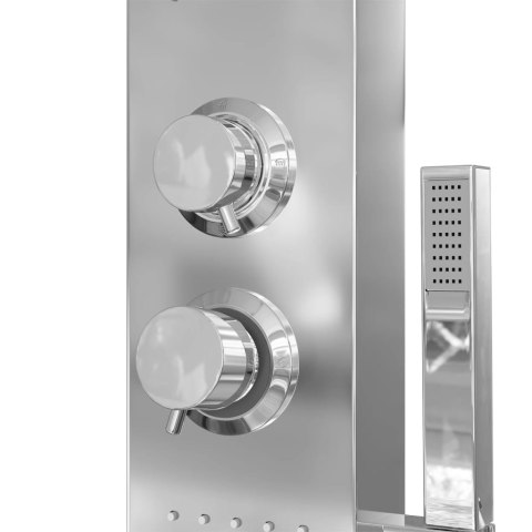 PANEL PRYSZNICOWY ZE STALI NIERDZEWNEJ KWADRATOWY