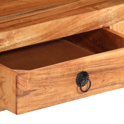 SZAFKA POD TELEWIZOR 110X30X40CM LITE DREWNO AKACJOWE