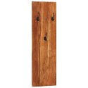 WIESZAKI ŚCIENNE 2 SZT 36X3X110CM DREWNO AKACJOWE