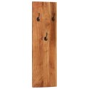 WIESZAKI ŚCIENNE 2 SZT 36X3X110CM DREWNO AKACJOWE