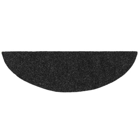 SAMOPRZYLEPNE NAKŁADKI NA SCHODY 15 SZT. 56X17X3CM SZARE