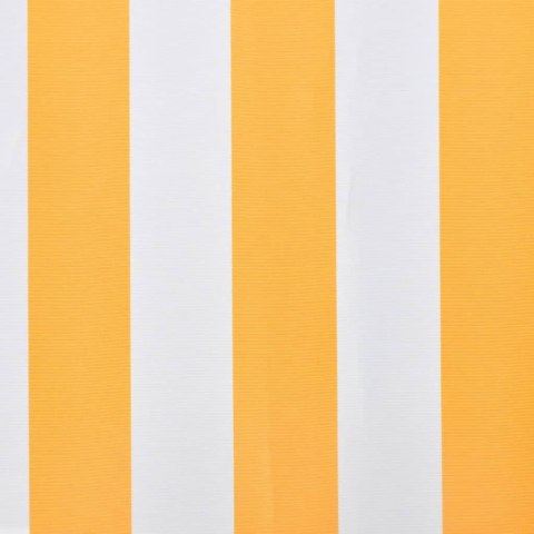 TKANINA DO MARKIZY POMARAŃCZOWO-BIAŁA 500X300CM