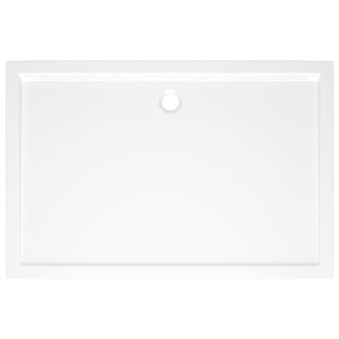 PROSTOKĄTNY BRODZIK PRYSZNICOWY ABS BIAŁY 80X120CM