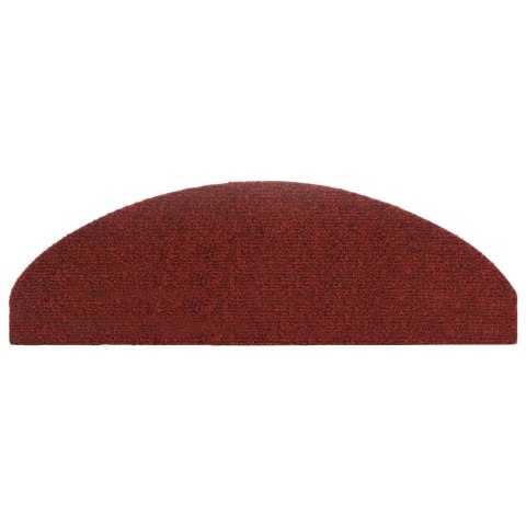 SAMOPRZYLEPNE NAKŁADKI NA SCHODY 5 SZT CZERWONE 65X21X4CM