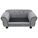 SOFA DLA PSA SZARA 72X45X30CM PLUSZOWA