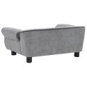 SOFA DLA PSA SZARA 72X45X30CM PLUSZOWA
