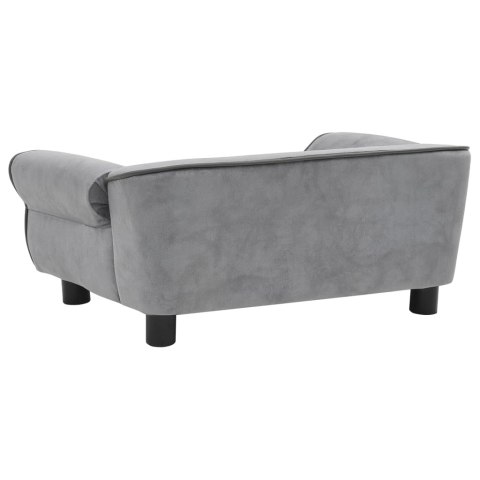 SOFA DLA PSA SZARA 72X45X30CM PLUSZOWA