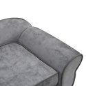SOFA DLA PSA SZARA 72X45X30CM PLUSZOWA