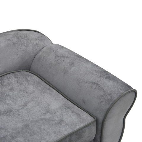 SOFA DLA PSA SZARA 72X45X30CM PLUSZOWA
