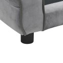 SOFA DLA PSA SZARA 72X45X30CM PLUSZOWA