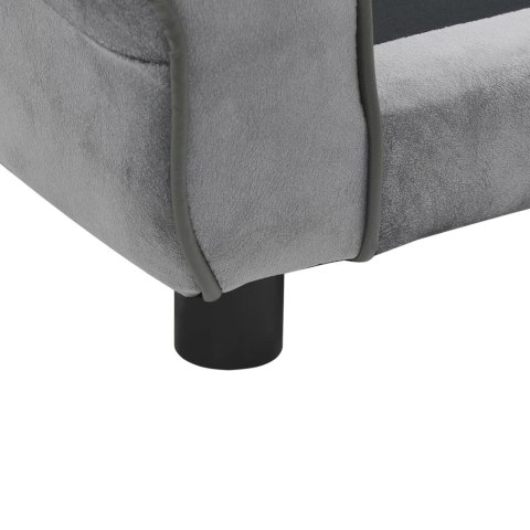 SOFA DLA PSA SZARA 72X45X30CM PLUSZOWA
