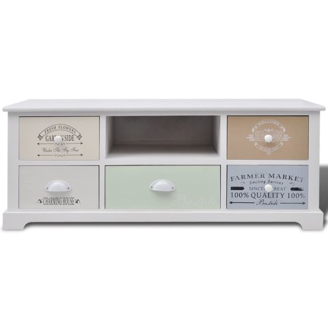 SZAFKA POD TELEWIZOR W STYLU FRANCUSKIM DREWNO