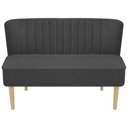 SOFA 117X555X77CM CIEMNOSZARA TKANINA