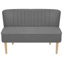 SOFA 117X555X77CM JASNOZIELONY MATERIAŁ