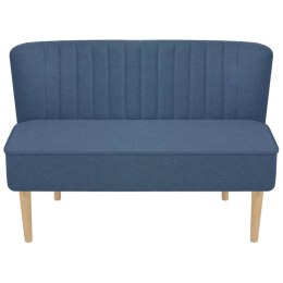 SOFA 117X555X77CM NIEBIESKI MATERIAŁ