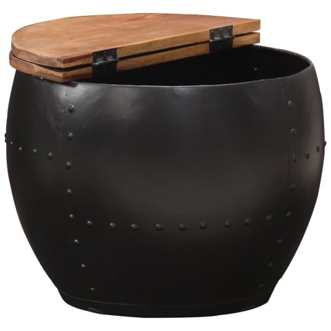 STOLIK KAWOWY 53X43CM LITE DREWNO Z ODZYSKU