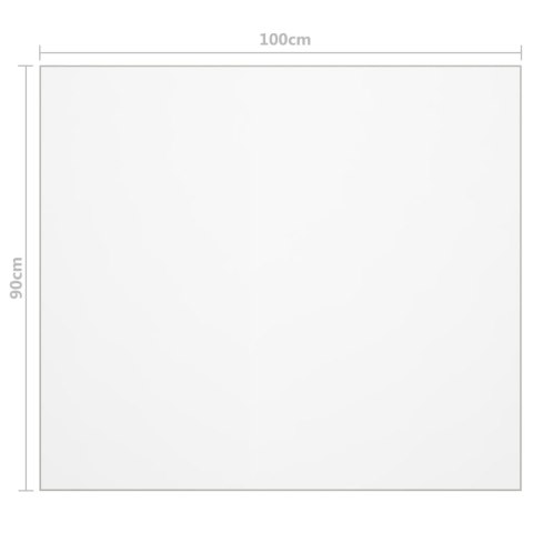 MATA OCHRONNA NA STÓŁ MATOWA 100X90CM 2MM PVC