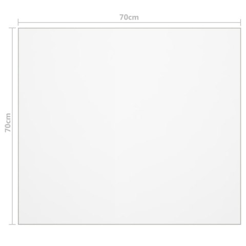 MATA OCHRONNA NA STÓŁ PRZEZROCZYSTA 70X70CM 2MM PVC