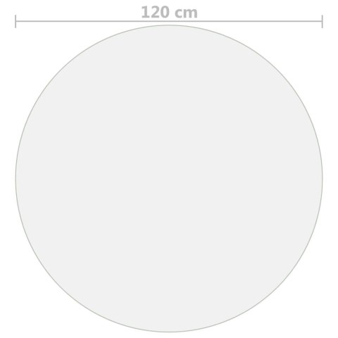 MATA OCHRONNA NA STÓŁ PRZEZROCZYSTA Ø 120CM 2MM PVC
