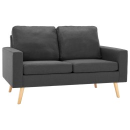 2-OSOBOWA SOFA CIEMNOSZARA TKANINA